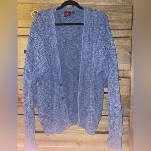 NORDSTROM 100% Cotton Sweater | Blue (very thick)